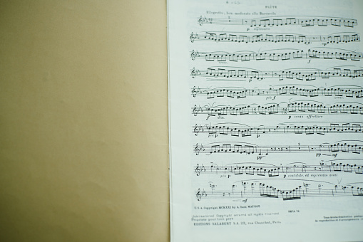 page of a musical score