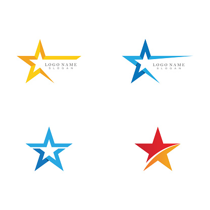 Star logo symbol vector