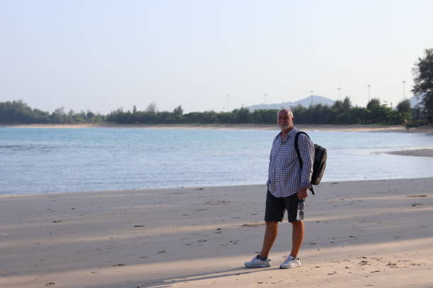 istock A man with a backpack travels along the beach in Phuket 1476129071