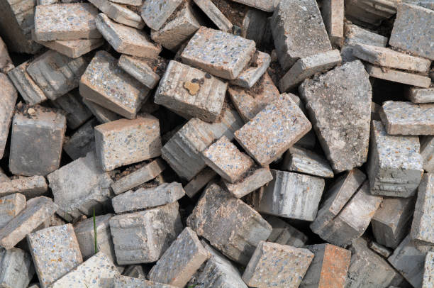 istock Pile of paving slabs in construction site, 1476130162