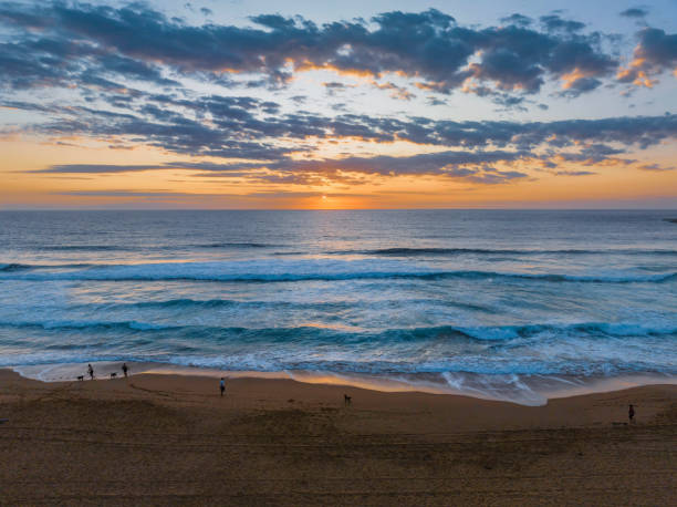 istock Sunrise at the seaside with clouds 1476130698