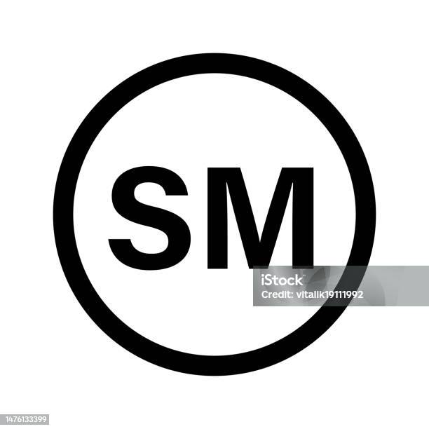Sm Symbol Example Ikon Merek Dagang Simbol Sm Ilustrasi Stok - Unduh Gambar Sekarang ...