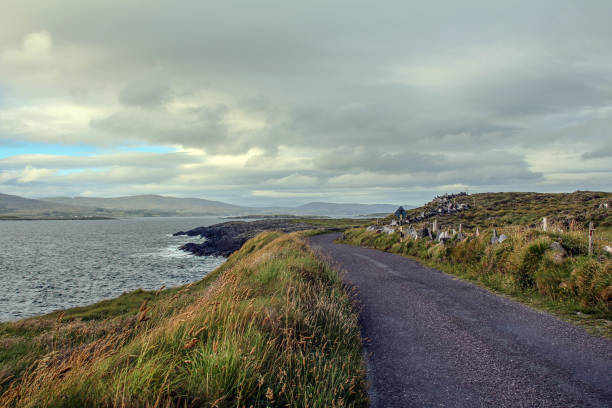 Country road through the West Cork landscape