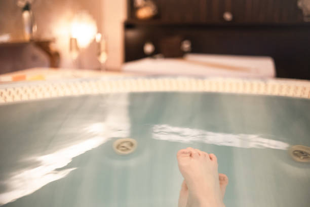 istock Staying at a VIP suite with a hot tub 1476136619