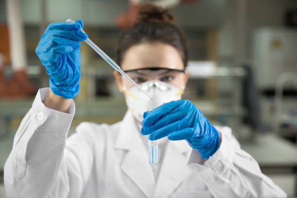 istock Female scientist working in the laboratory. 1476140974