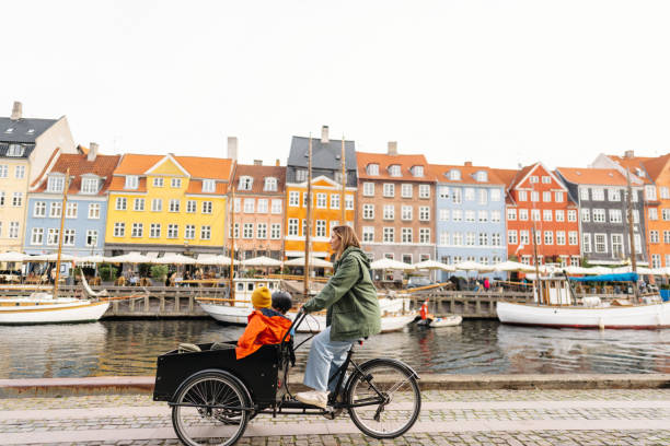 istock Cargo bike ride with mom 1476147471