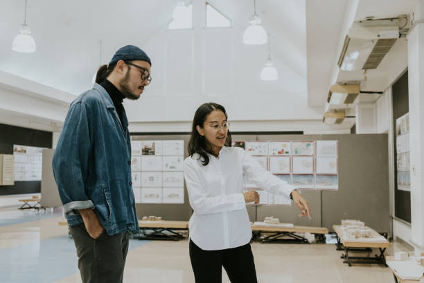 Dream job, architect partner consult of student's work project