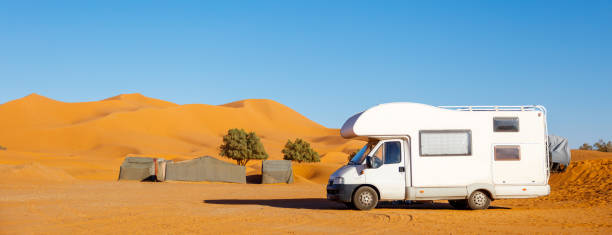 istock Motorhome in the sahara desert 1476150700