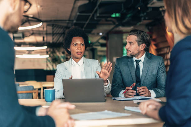 istock Business persons on meeting in the office 1476158207
