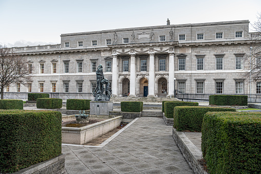 The back of the old Customs House, Dublin, Ireland