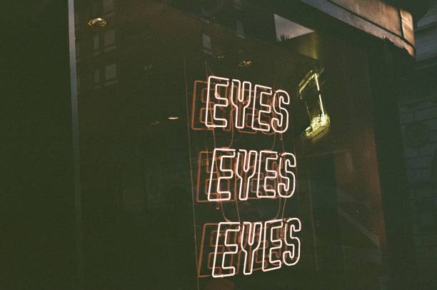 istock Eyes, eyes, eyes neon sign 1476167902