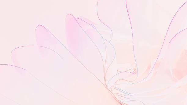 istock Beautiful background with petal-like image, pink abstract simple 3D rendering 1476180858