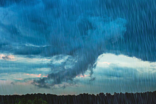 istock Summer rain. Raindrops. Bad weather. Depression. 1476189677