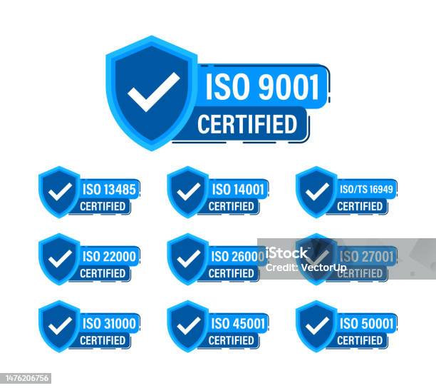Quality Control Label Iso Iso Certified Set Stamp And Labels Quality Management System Certified ...