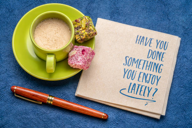 istock Have you done something you enjoy lately? Self care concept. 1476215126