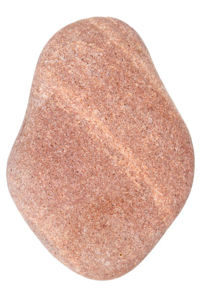 istock Top view of single pink pebble 1476217061