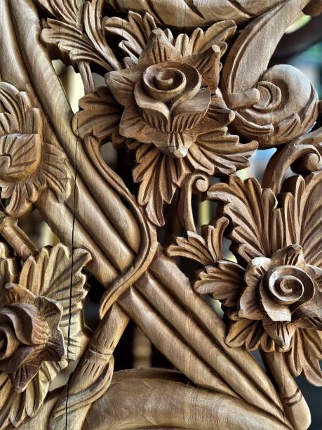 istock Teak Wood Carving 1476218078