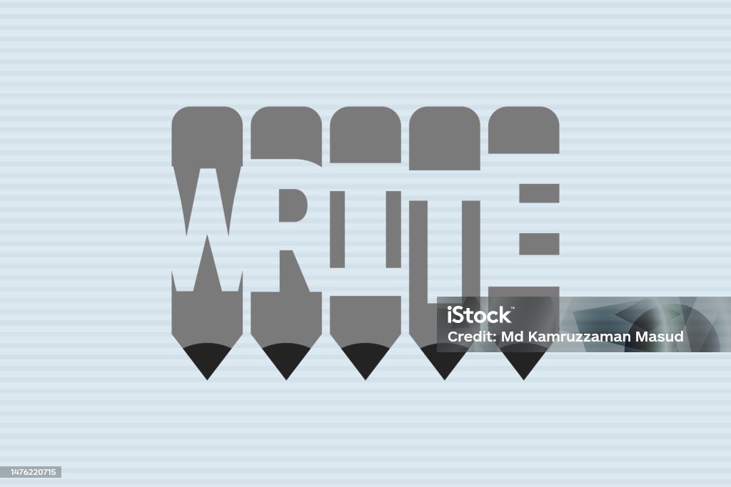 Write Typogram Write Text With Pen Symbol Creative Ideas Design Write Typography ...