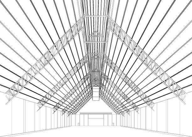 istock 3D illustration of building project 1476221187