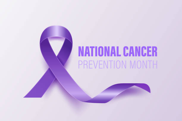 istock National Cancer Prevention Month Banner, Card, Placard with Vector 3d Realistic Lavender Ribbon on White Background. Cancer Prevention Awareness Month Symbol Closeup. World Cancer Day Concept 1476221635