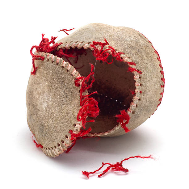 Baseball Ripped 160+ Baseball Torn Softball Baseballs Stock Photos, Pictures & Royalty ...