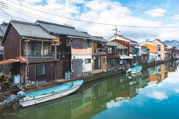 Japanese fishing village in Yoshiwara Irie, Maizuru shi