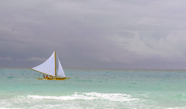 istock Traditional boat in Boracay Island, Philippines 1476243186