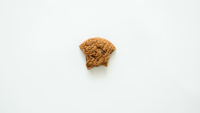Cookie Stop Motion on a white background