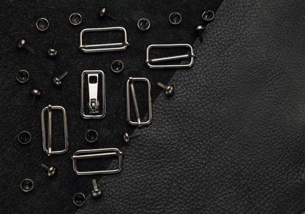 istock black leather background with fittings 1476264493