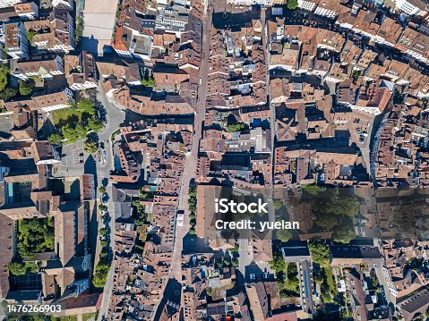 istock Aerial panorama view of the old Swiss town Schaffhausen, 1476266903