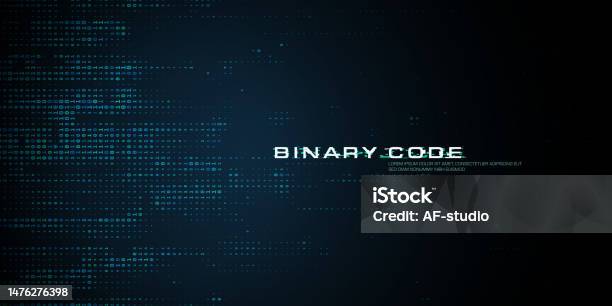 Bandwidth Background Simple Binary Background Stock Illustration - Download Image Now - Bandwidth ...