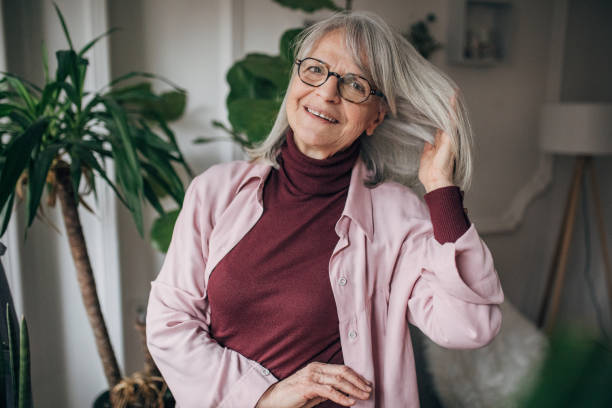 istock Senior woman smile 1476278452