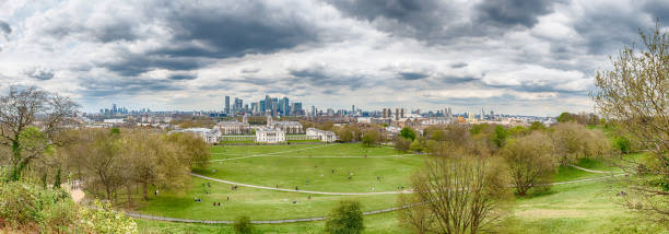 istock Panoramic view from the Royal Observatory in Greenwich, London, UK 1476291695