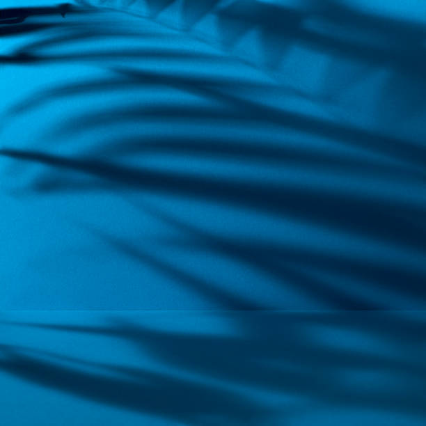istock Blue abstract background with palm leaves shadow 1476294742