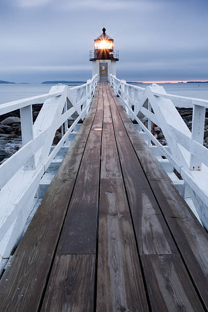 istock Marshall Point Lighthouse at sunset, Maine, USA 147631603