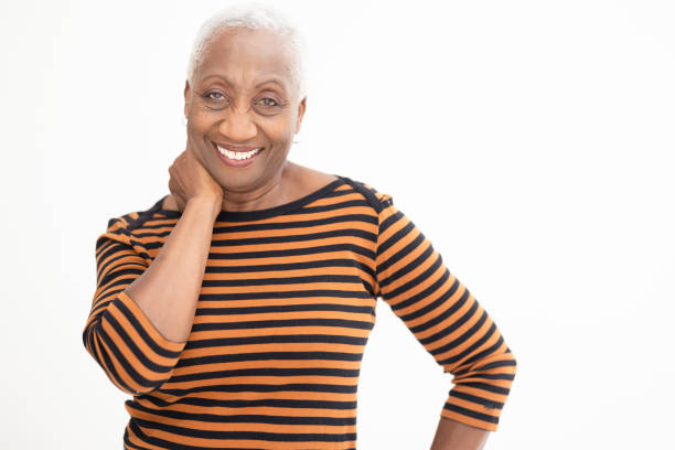 istock Senior black woman portrait 1476328467