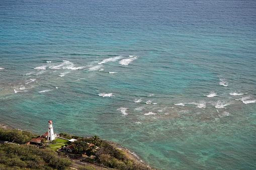 Lighthouse on Oahu, Hawaii. Things to see in Oahu.