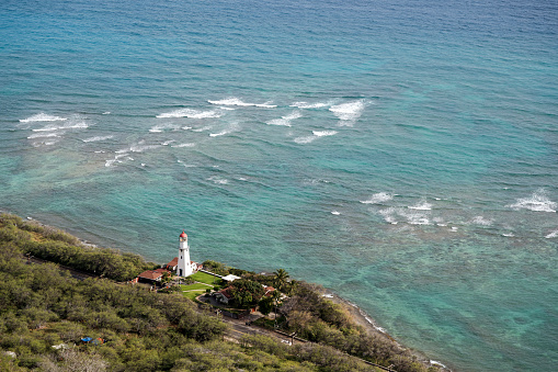 Lighthouse on Oahu, Hawaii. Things to see in Oahu.