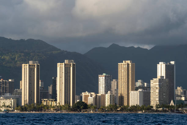 istock Waterfront of Waikiki, Oahu 1476342034