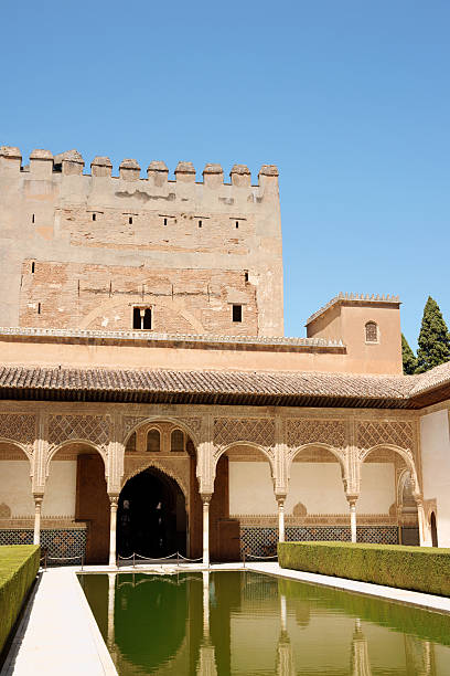 istock Comares Tower and Courtyard of the Myrtles in Granada 147637873