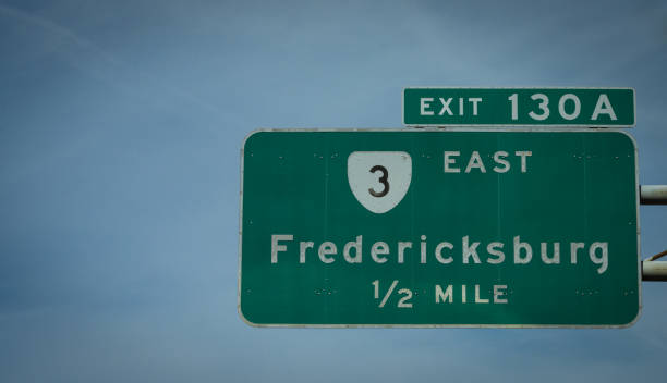 istock Fredericksburg, VA, Highway Sign 1476382670