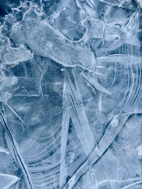 istock frosty drawing on frozen water 1476406205