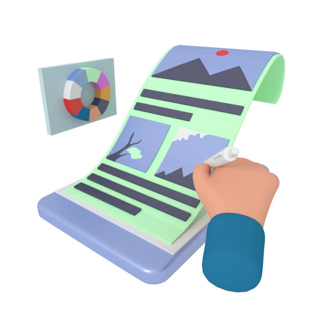 istock 3d illustration of UI designer drawing on smartphone 1476419928