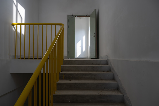 Stairs in the factory