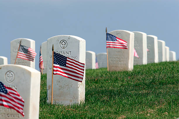 Remembering America's Fallen Heroes stock photo