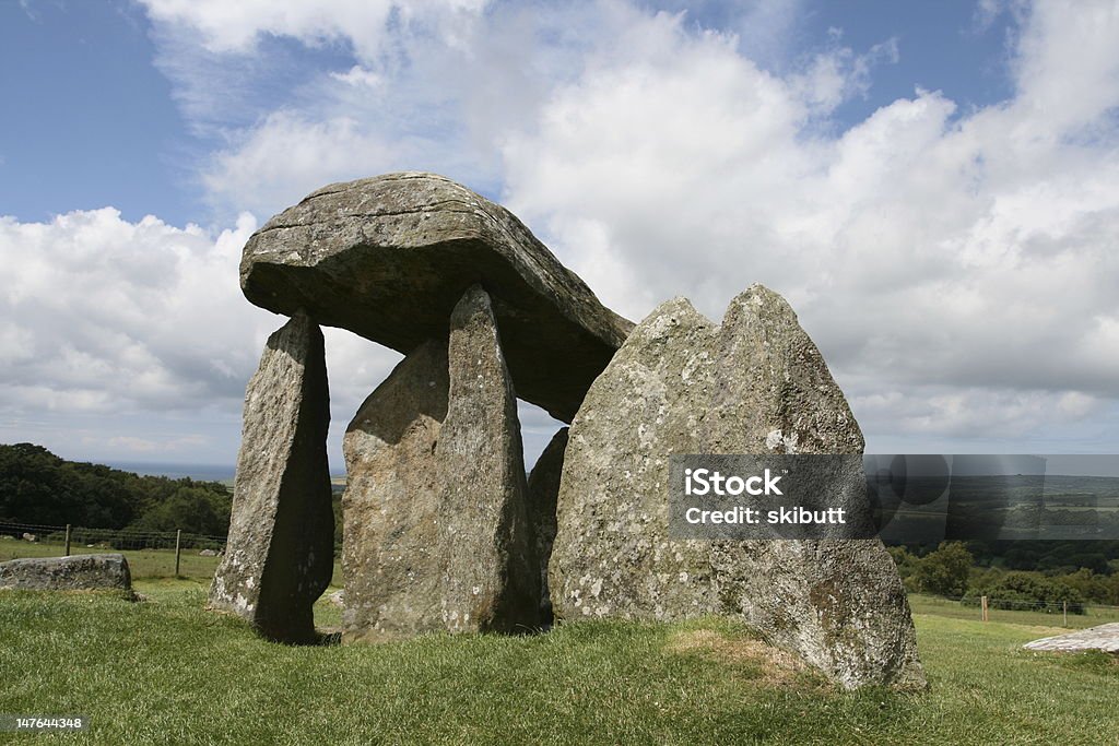 Pentre Ifan-neolitico dolmen - Foto stock royalty-free di Cardigan - Dyfed