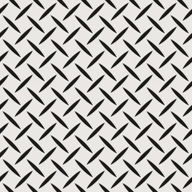 Vector illustration of Monochrome seamless vector pattern