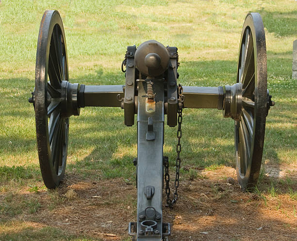 istock Behind viewpoint of Civil War Cannon 147646103