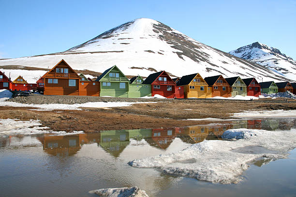 istock Private homes in Longyear city, Svalbard, Norway 147646420