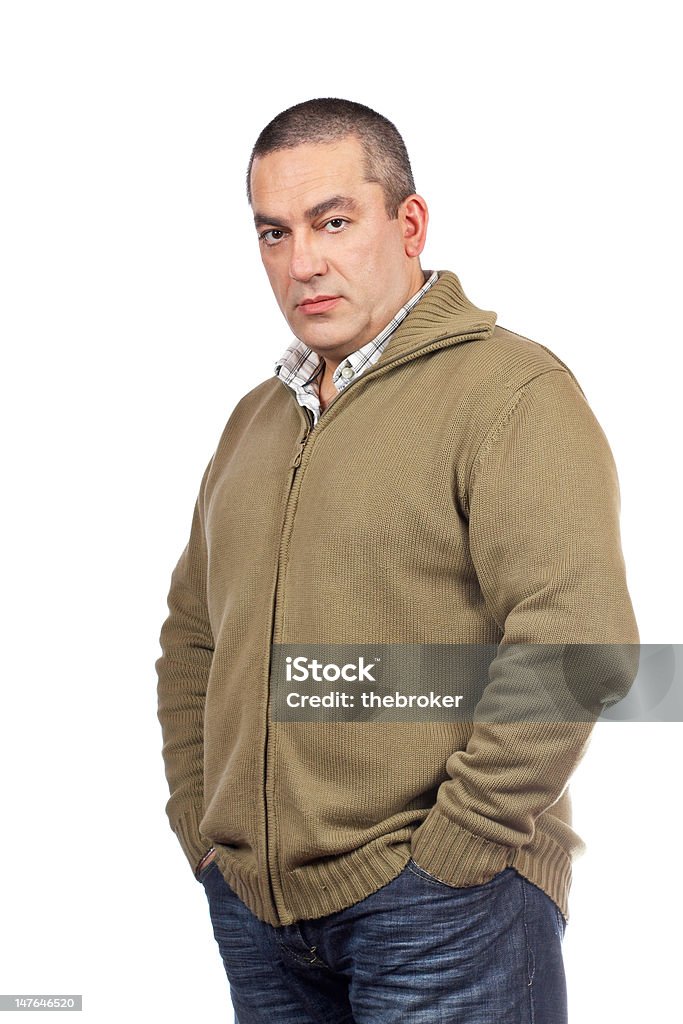 Grave uomo casual - Foto stock royalty-free di Abbigliamento casual